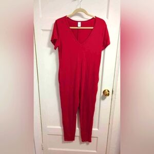 COPY - Red Smash + Tess Sunday Romper XS